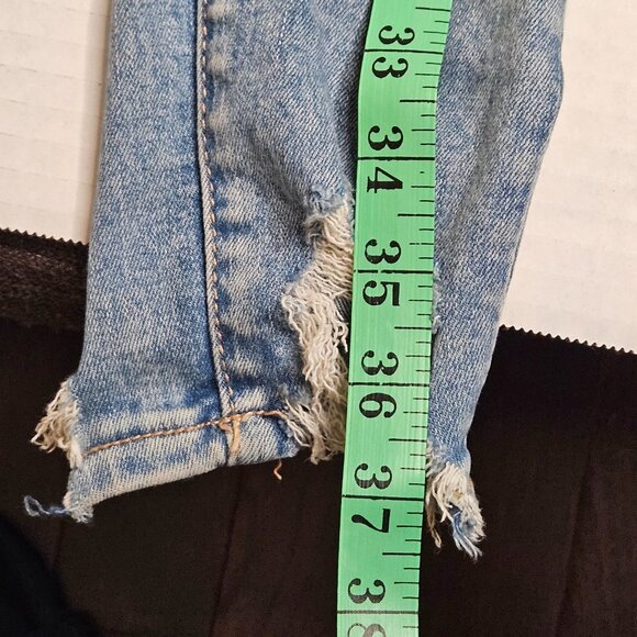 American Eagle Next Level Stretch Jeans, Distressed, Size 00 - Picture 7 of 8